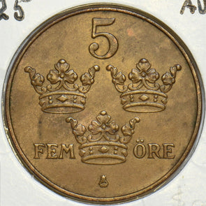 Sweden 1925 5 Ore 297925 combine shipping