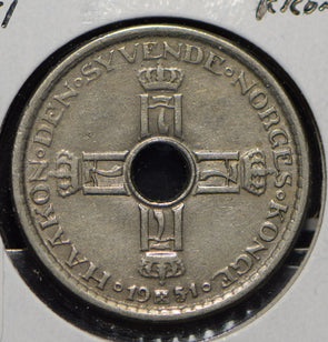 Norway 1951 Krone  900263 combine shipping