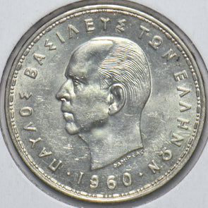 Greece 1960 Paul I 20 Drachmai Horse animal Selene Moon Goddess 294066 combine s