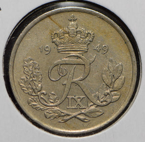 Denmark 1949 25 Ore  901452 combine shipping