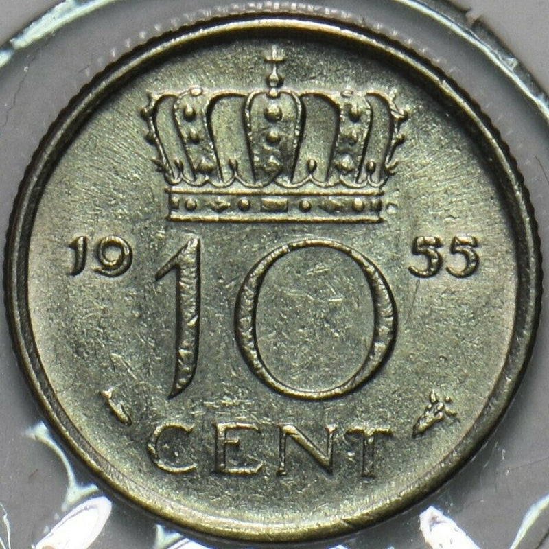 Netherlands 1955 10 Cents 903732 combine shipping