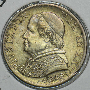 Vatican 1867 Lira 296942 combine shipping