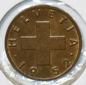 Switzerland 1952 Rappen 901852 combine shipping