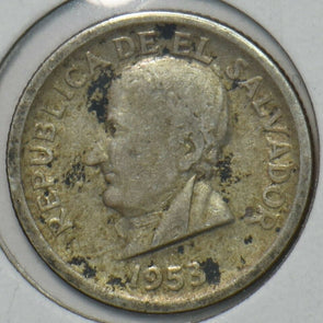 El Salvador 1953 25 Centavos 903467 combine shipping