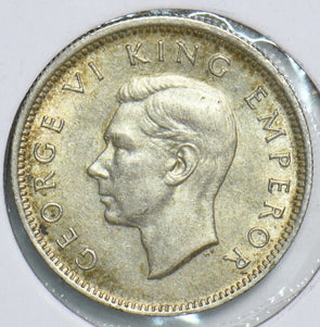 New Zealand 1942 6 Pence Huia bird 298665 combine shipping
