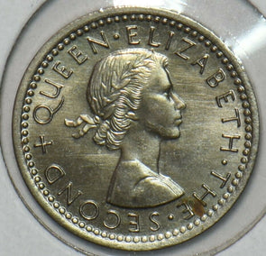 New Zealand 1965 3 Pence 152391 combine shipping