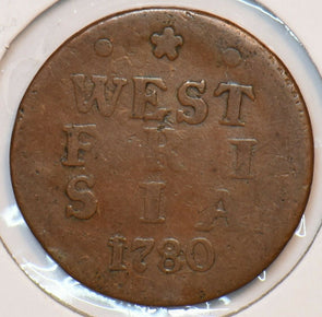 Netherlands 1780 Duit West Friesland 296716 combine shipping