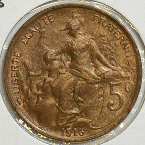 France 1916 5 Centimes 298083 combine shipping