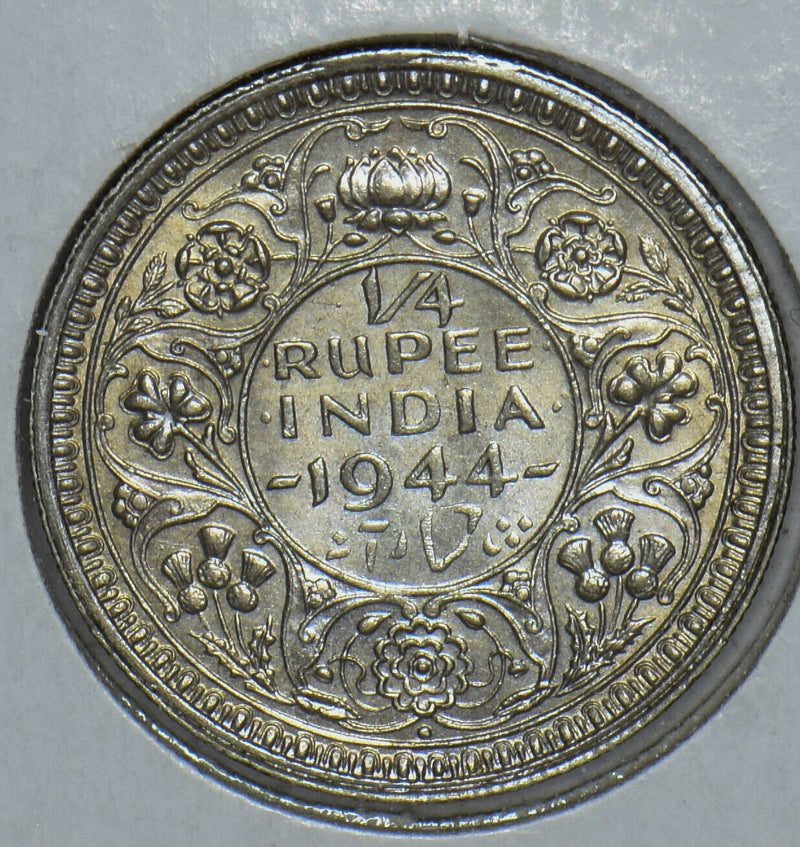 British India 1944 1/4 Rupee 190745 combine shipping