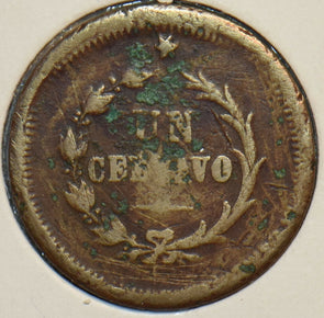 Costa Rica 1874 Centavo 196319 combine shipping