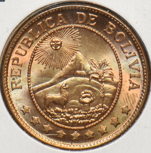 Bolivia 1942 50 Centavos Alpaka animal 295396 combine shipping