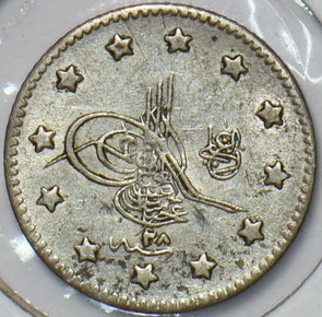 Turkey 1908 AH 1293 2 Kurush 296593 combine shipping