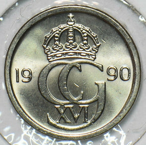 Sweden 1990 10 Ore Gem BU 903909 combine shipping
