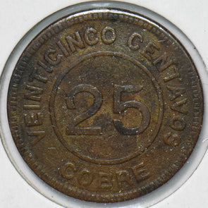 Guatemala 1915 25 Centavos 292464 combine shipping
