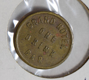 1900 ~90 Grand Hotel Token U0085 combine shipping