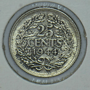 Netherlands 1944 25 Cents 291395 combine shipping