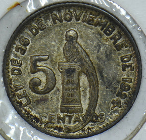 Guatemala 1945 5 Centavos Bird Quetzal animal  290422 combine shipping