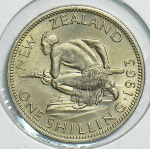 New Zealand 1963 Shilling 197904 combine shipping