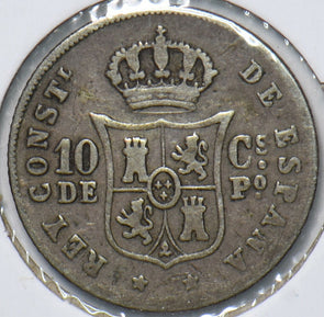 Spain 1883 10 Centimos 192786 combine shipping