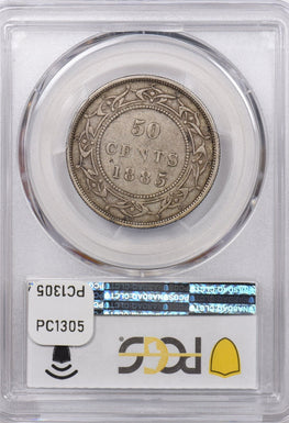 Canada 1885 50 Cents PCGS VF 35 Newfoundland PC1305 combine shipping