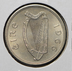 Ireland 1966 Shilling Bull animal  291727 combine shipping