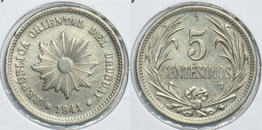 Uruguay 1941 5 Centesimos 198626 combine shipping