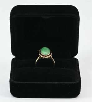 14k Gold Jadeite Ring RG0035