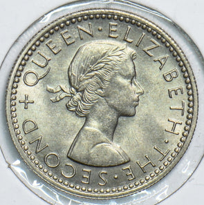 New Zealand 1963 6 Pence Huia Bird 198208 combine shipping