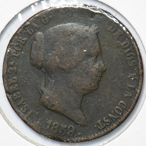Spain 1859 25 Cent 902477 combine shipping