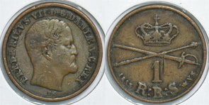 Denmark 1853 VS RigsbankSkilling 299047 combine shipping