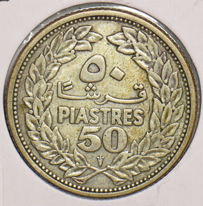 Lebanon 1952 50 Piastres 199157 combine shipping