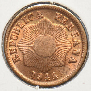 Bolivia 1944 Centavo BU 295783 combine shipping