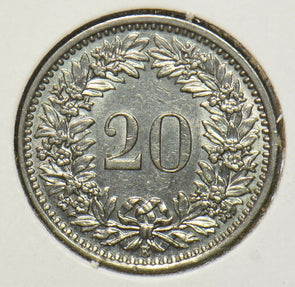 Switzerland 1956 20 Rappen 901851 combine shipping