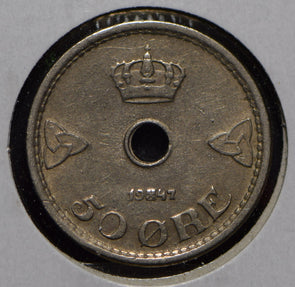 Norway 1947 50 Ore  191126 combine shipping
