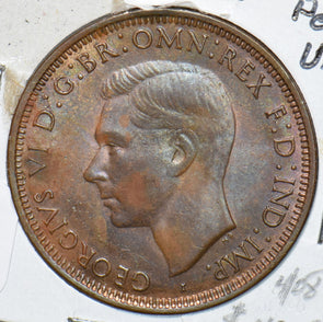 Australia 1943 Penny Kangaroo animal  291263 combine shipping