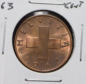 Switzerland 1963 2 Cents  191747 combine shipping