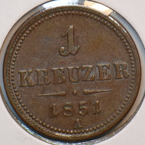 Austria 1851 Kreuzer Eagle animal 294455 combine shipping