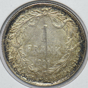 Belgium 1911 Franc 195361 combine shipping
