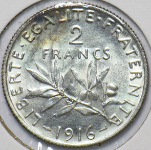 France 1916 2 Francs 293718 combine shipping
