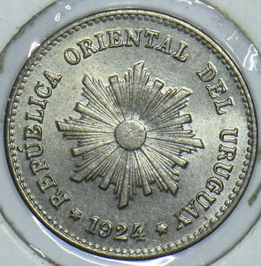 Uruguay 1924 Centesimo 290915 combine shipping