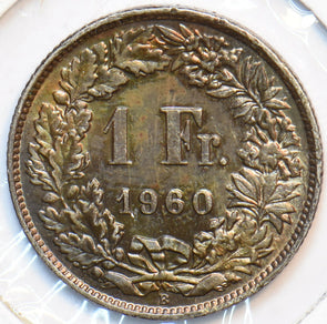 Switzerland 1960 Franc 240026 combine shipping