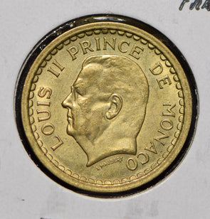Monaco 1943 Franc  901300 combine shipping