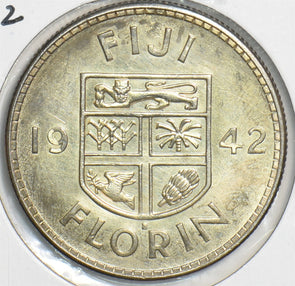Fiji 1942 S Florin 240555 combine shipping