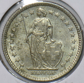 Switzerland 1957 1/2 Franc 194573 combine shipping