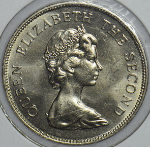 Straits Settlements 1985 Tuvalu 50 Cents Octupus animal Queen Elizabeth The Seco