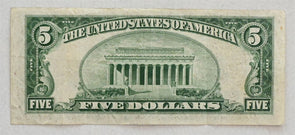 US 1934 Silver Certificates Small C 5 Dollars VF RC0648 combine shipping