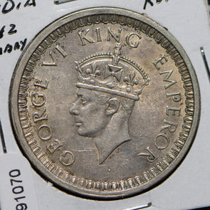 India British 1942 Rupee  191070 combine shipping