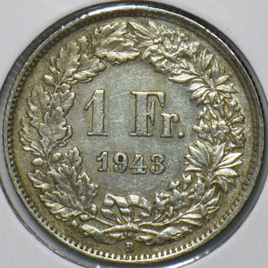 Switzerland 1943 Franc 193892 combine shipping