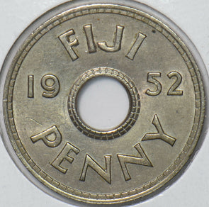 Fiji 1952 Penny 295832 combine shipping