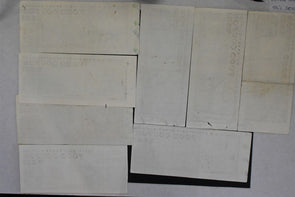 US 1988-98 $1 MOSTLY XF/F USDA FOOD COUPONS (STAMPS) LOT OF 8 WITH ORGINAL TABS
